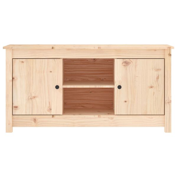 vidaXL Έπιπλο Τηλεόρασης 103 x 36,5 x 52 εκ. από Μασίφ Ξύλο Πεύκου
