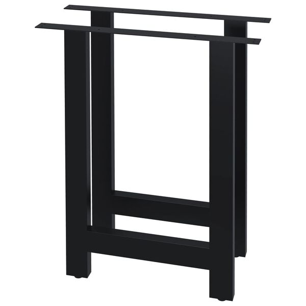 vidaXL Πόδια Τραπεζαρίας σε Σχήμα «Η» 2 τεμ. 60 x 72 εκ.