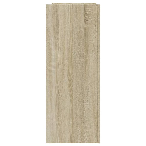 vidaXL Τραπέζι Κονσόλα Sonoma Δρυς 100x35x90 εκ. Επεξεργασμένο Ξύλο