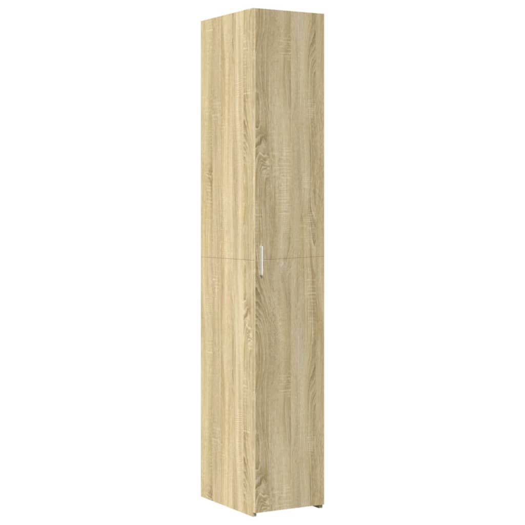 vidaXL Ντουλάπι Αποθήκευσης Στενό Δρυς 30x42,5x225 εκ. Επεξεργ. Ξύλο