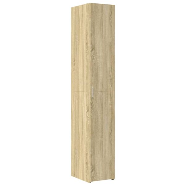 vidaXL Ντουλάπι Αποθήκευσης Στενό Δρυς 30x42,5x225 εκ. Επεξεργ. Ξύλο