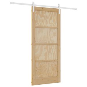 vidaXL &Sigma;&upsilon;&rho;ό&mu;&epsilon;&nu;&eta; &Pi;ό&rho;&tau;&alpha; 86 x 198,5 cm &Mu;&alpha;&sigma;ί&phi; &Xi;ύ&lambda;&omicron; &Pi;&epsilon;ύ&kappa;&omicron;&upsilon; &Phi;&upsilon;&sigma;&iota;&kappa;ό &kappa;&alpha;&iota; &Lambda;&epsilon;&upsilon;&kappa;ό