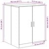 vidaXL Ντουλάπα Πλυντηρίου με πόρτα Μαύρη Οξυά 70,5 x 71,5 x 91,5 εκ