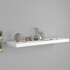 vidaXL Ράφι Τοίχου Άσπρο 90x23,5x3,8 εκ. MDF