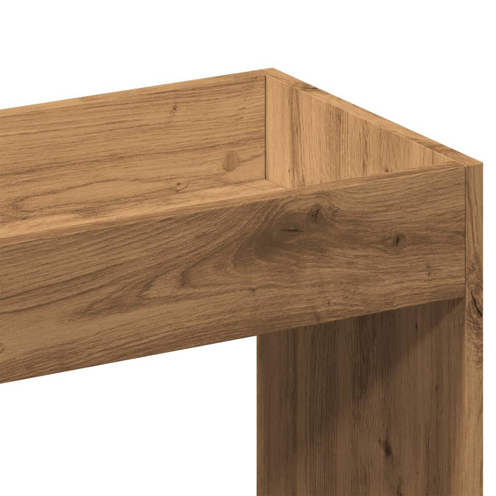 vidaXL Ντουλάπι Αρτισιανή Δρυς 63x33x100 εκ. από Επεξεργασμένο Ξύλο