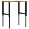 πάγκος εργασίας vidaXL 80x60x(71,5-98) cm Μασίφ Ξύλο Δρυς