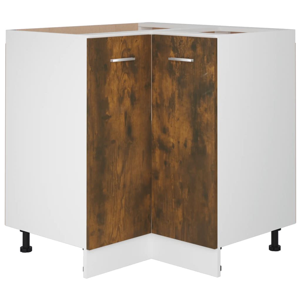 vidaXL Ντουλάπι Κουζίνας Lyon Καπνιστή Δρυς 75,5x75,5x81,5εκ.