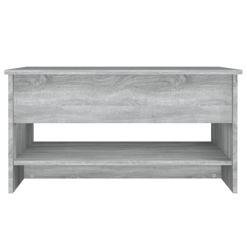 vidaXL Τραπεζάκι Σαλονιού Γκρι Sonoma 80x50x40 εκ.Επεξεργασμένο Ξύλο