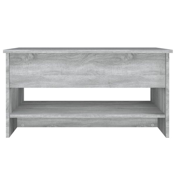 vidaXL Τραπεζάκι Σαλονιού Γκρι Sonoma 80x50x40 εκ.Επεξεργασμένο Ξύλο