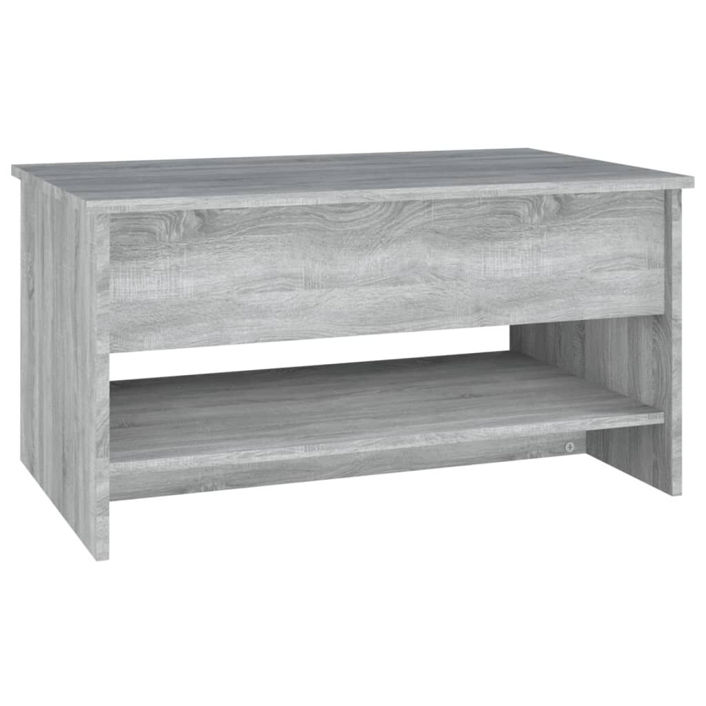 vidaXL Τραπεζάκι Σαλονιού Γκρι Sonoma 80x50x40 εκ.Επεξεργασμένο Ξύλο