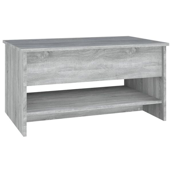 vidaXL Τραπεζάκι Σαλονιού Γκρι Sonoma 80x50x40 εκ.Επεξεργασμένο Ξύλο