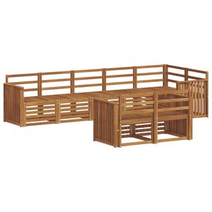 vidaXL &Sigma;&epsilon;&tau; &Kappa;&alpha;&nu;&alpha;&pi;έ 8 pcs &Phi;&upsilon;&sigma;&iota;&kappa;ό &Sigma;&tau;&epsilon;&rho;&epsilon;ό &Xi;ύ&lambda;&omicron; &Alpha;&kappa;&alpha;&kappa;ί&alpha;&sigmaf;