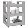 vidaXL Τρόλεϊ Κουζίνας Sonoma Γκρι 60x45x80 εκ. από Επεξεργασμένο Ξύλο