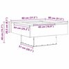 vidaXL Φωτιά Καφέ 80 x 80 x 40 cm Ατσάλι σκληρυθέν στον αέρα