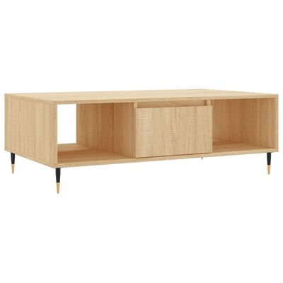 vidaXL Τραπεζάκι Σαλονιού Sonoma Δρυς 104x60x35 εκ. από Επεξεργ. Ξύλο