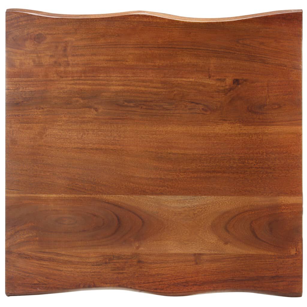 vidaXL Τραπεζάκι Σαλονιού Live Edge 60x60x40 εκ. Μασίφ Ξύλο Ακακίας