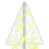 vidaXL Χριστουγεννιάτικο Δέντρο με 100 LED Θερμό λευκό 120 cm Ακρυλικό