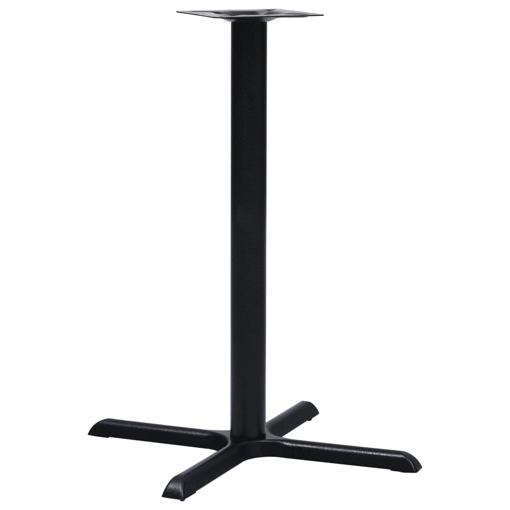vidaXL Πόδι Τραπεζιού Bistro Μαύρο 76 x 76 x 107 εκ. από Χυτοσίδηρο