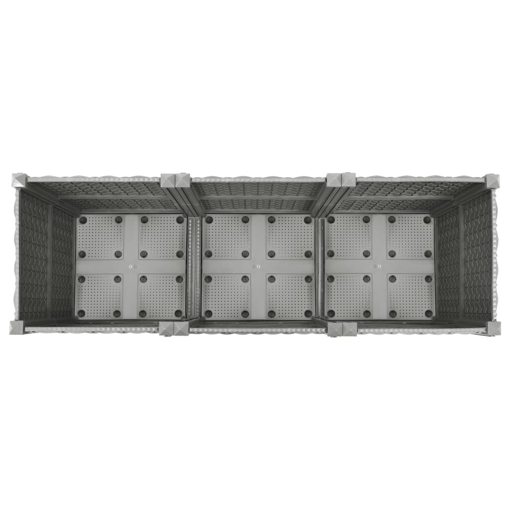 vidaXL Ζαρντινιέρα 120 x 40 x 38 εκ. από Πολυπροπυλένιο