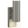 vidaXL Εξωτερικά Φωτιστικά Τοίχου 2 pcs Ασημί 7 x 10 x 22 εκ