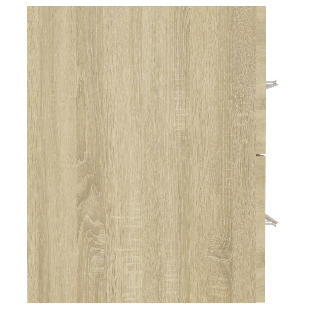 vidaXL Ντουλάπι Νιπτήρα Sonoma Δρυς 41 x 38,5 x 48 εκ. από Επεξ. Ξύλο