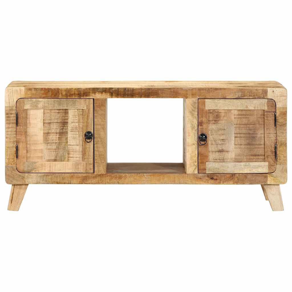 ντουλάπι τηλεόρασης vidaXL 105x46x32 cm μασίφ ξύλο ακατέργαστο μάνγκο