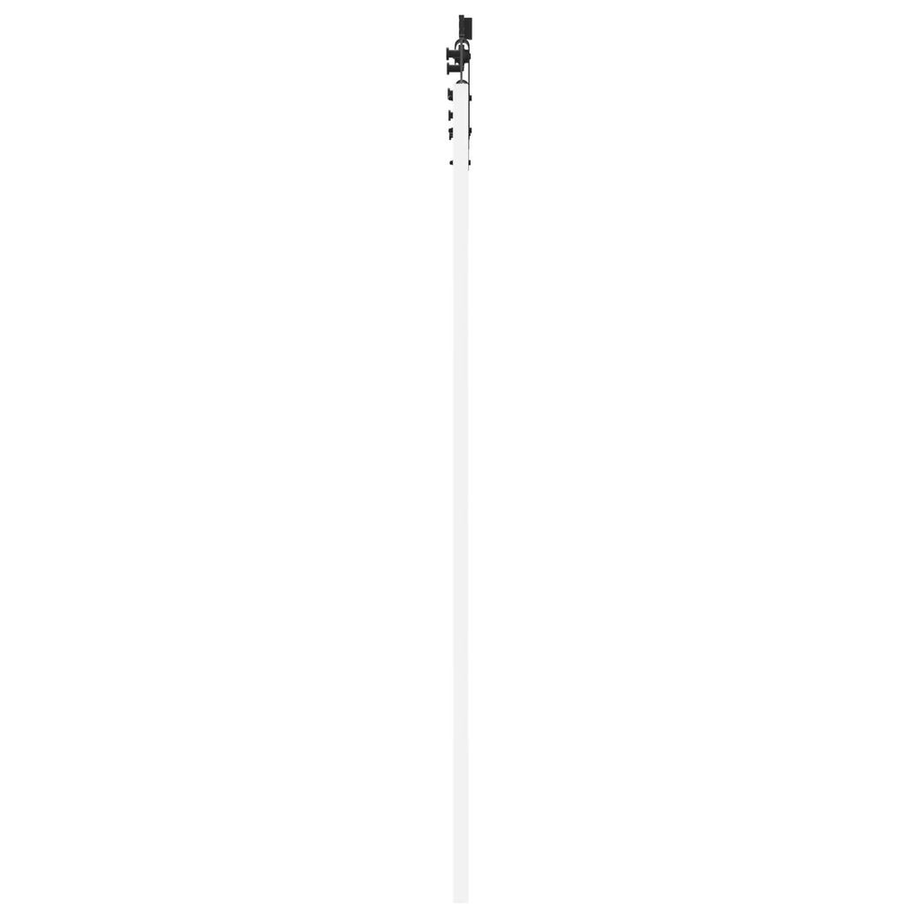 vidaXL Σετ Συρόμενης Πόρτας ORKDAL Λευκό και μαύρο 86 x 211 cm
