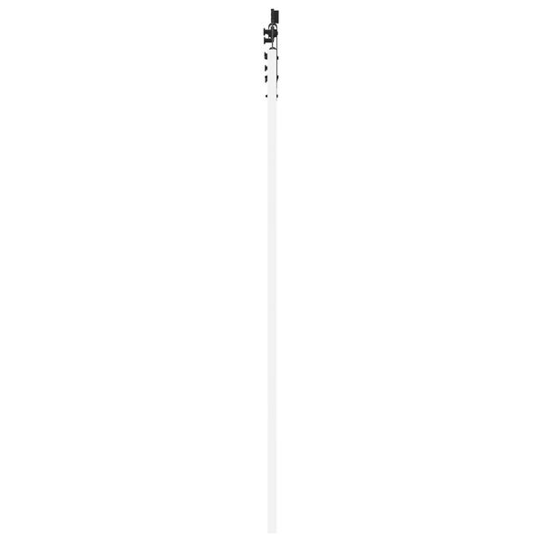 vidaXL Σετ Συρόμενης Πόρτας ORKDAL Λευκό και μαύρο 86 x 211 cm