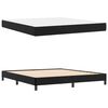 vidaXL Κρεβάτι με στρώμα Μαύρο 180 x 200 cm Τεχνητό δέρμα