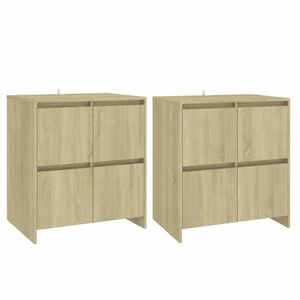 vidaXL &Nu;&tau;&omicron;&upsilon;&lambda;ά&pi;&iota;&alpha; 2 &tau;&epsilon;&mu;. Sonoma &Delta;&rho;&upsilon;&sigmaf; 70 x 41 x 75 &epsilon;&kappa;. &alpha;&pi;ό &Epsilon;&pi;&epsilon;&xi;. &Xi;ύ&lambda;&omicron;