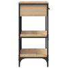 vidaXL Τραπέζι Κονσόλα Sonoma Δρυς 75x34,5x75 εκ. Επεξεργασμένο Ξύλο
