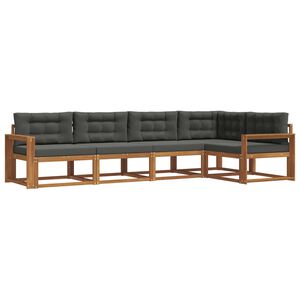 vidaXL &Sigma;&epsilon;&iota;&rho;ά &Kappa;&alpha;&nu;&alpha;&pi;έ &Epsilon;&xi;&omega;&tau;&epsilon;&rho;&iota;&kappa;&omicron;ύ &mu;&epsilon; &mu;&alpha;&xi;&iota;&lambda;ά&rho;&iota; 5 pcs &Phi;&upsilon;&sigma;&iota;&kappa;ό &kappa;&alpha;&iota; &Alpha;&nu;&theta;&rho;&alpha;&kappa;ί