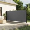 vidaXL Πτυσσόμενη Πλαϊνή Τέντα Ανθρακί 180x300 εκ.