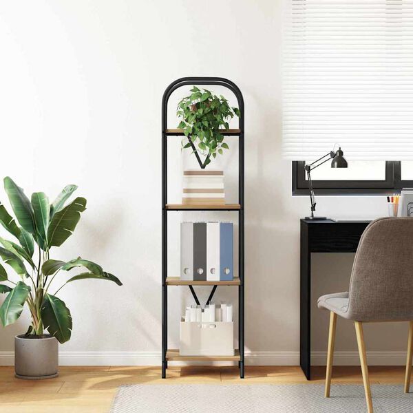 vidaXL &Rho;ά&phi;&iota; &Beta;&iota;&beta;&lambda;ί&omega;&nu; Artisan Oak 40 x 30 x 146 &epsilon;&kappa; &Epsilon;&pi;&epsilon;&xi;&epsilon;&rho;&gamma;&alpha;&sigma;&mu;έ&nu;&omicron; &xi;ύ&lambda;&omicron;