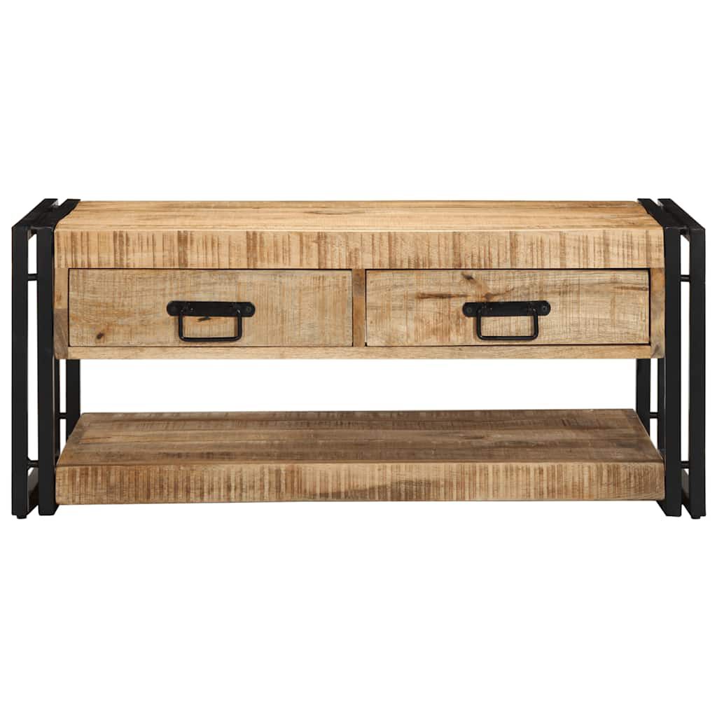 vidaXL Τραπεζάκι σαλονιού 90x50x38 cm Στερεό ακατέργαστο ξύλο Mango