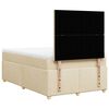 vidaXL &Kappa;&rho;&epsilon;&beta;ά&tau;&iota; Boxspring &mu;&epsilon; &Sigma;&tau;&rho;ώ&mu;&alpha; &Kappa;&rho;&epsilon;&mu; 120x200 &epsilon;&kappa;. &Upsilon;&phi;&alpha;&sigma;&mu;ά&tau;&iota;&nu;&omicron;