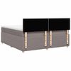 vidaXL &Kappa;&rho;&epsilon;&beta;ά&tau;&iota; Boxspring &mu;&epsilon; &Sigma;&tau;&rho;ώ&mu;&alpha; Taupe 180x200 &epsilon;&kappa;. &Upsilon;&phi;&alpha;&sigma;&mu;ά&tau;&iota;&nu;&omicron;