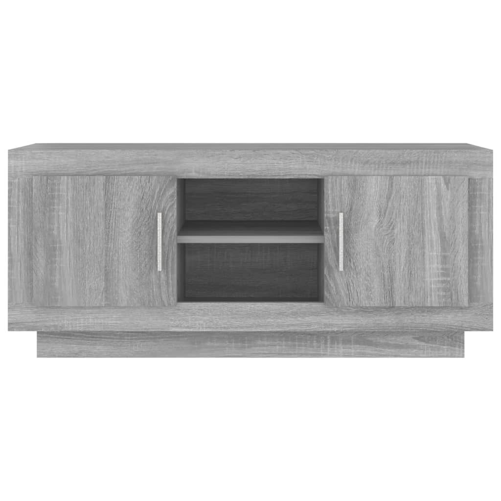 vidaXL Έπιπλο Τηλεόρασης Γκρι Sonoma 102x35x45 εκ. από Επεξεργ. Ξύλο