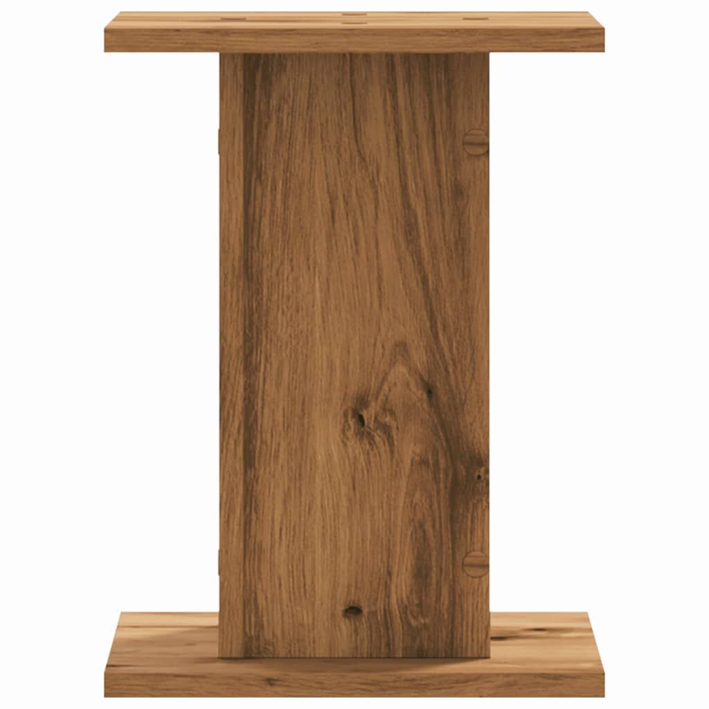 vidaXL Βάσεις Ηχείων 2 τεμ. Αρτισιανή Δρυς 30x30x40 εκ. Επεξ. Ξύλο