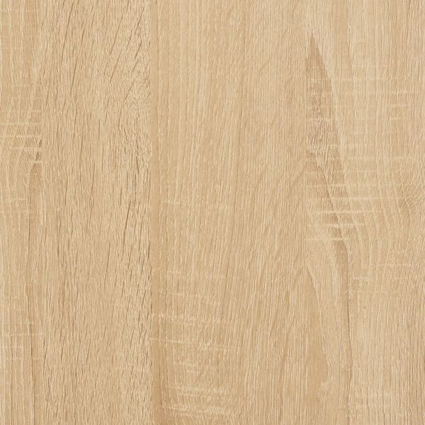 vidaXL Έπιπλο Τηλεόρασης Καπνιστή Δρυς 103,5x35x50 εκ Μεταλλικά Πόδια