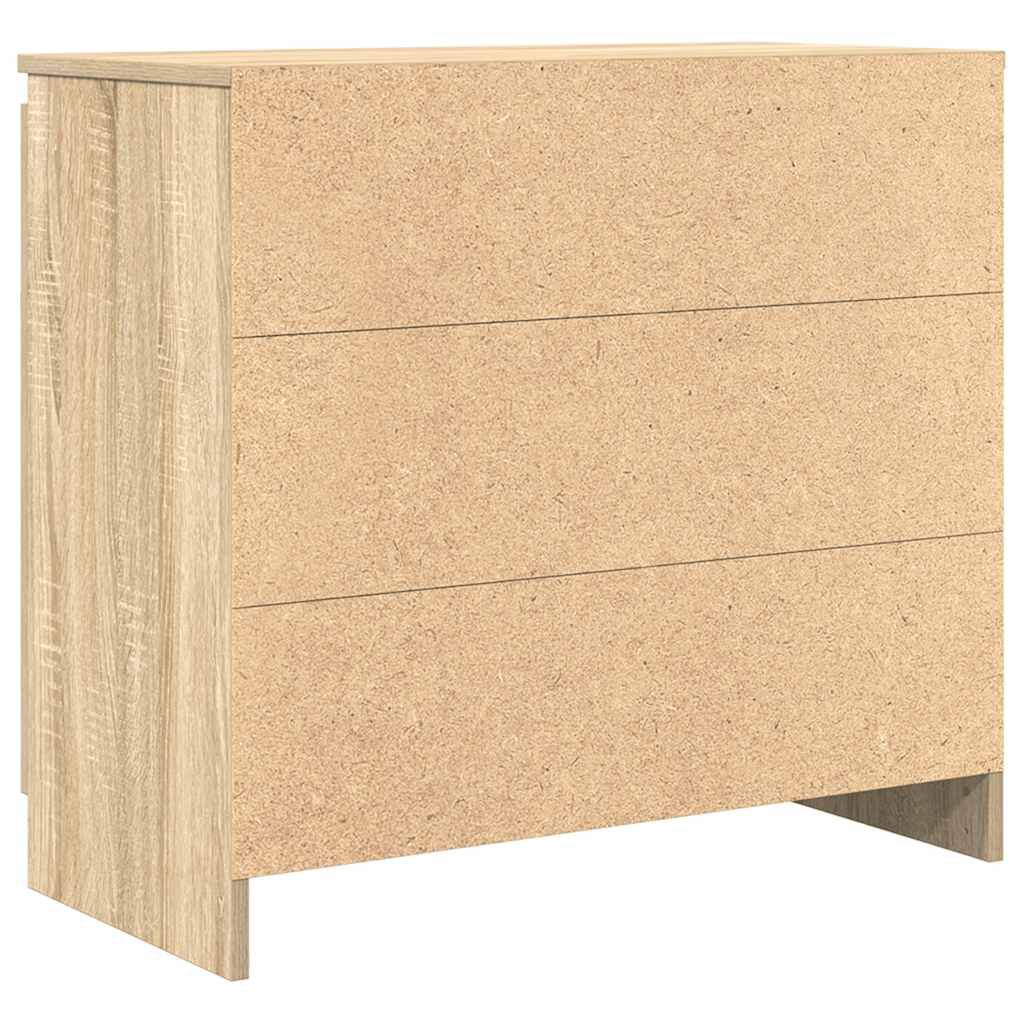 vidaXL Συρταριέρα με Συρτάρια Sonoma Δρυς 71x35x65 εκ. από Επεξ. Ξύλο