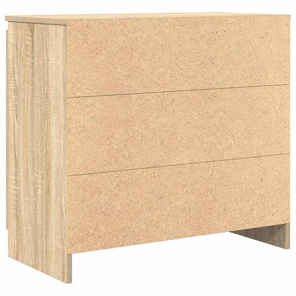 vidaXL Συρταριέρα με Συρτάρια Sonoma Δρυς 71x35x65 εκ. από Επεξ. Ξύλο