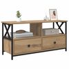 vidaXL Ντουλάπι TV με συρτάρι Artisan Oak 90 x 33 x 45 εκ