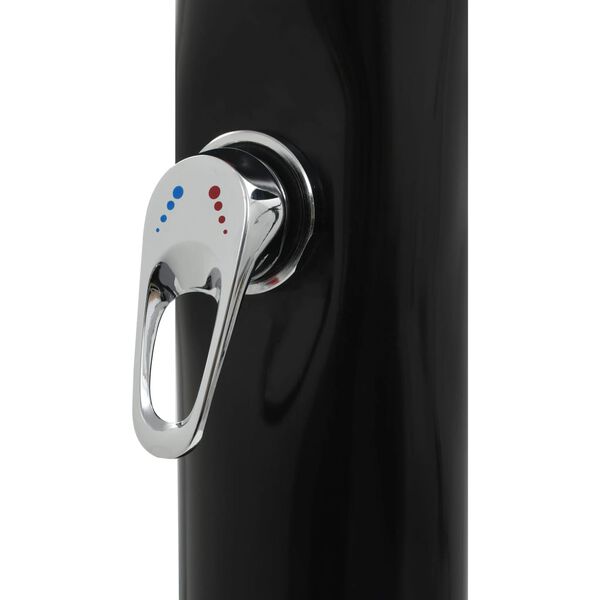 vidaXL Ντους Ηλιακό Μαύρο 214 εκ. 9 Λίτρων