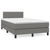 vidaXL &Kappa;&rho;&epsilon;&beta;ά&tau;&iota; Boxspring &mu;&epsilon; &Sigma;&tau;&rho;ώ&mu;&alpha; &Sigma;&kappa;&omicron;ύ&rho;&omicron; &Gamma;&kappa;&rho;&iota; 120x190 &epsilon;&kappa; &Upsilon;&phi;&alpha;&sigma;&mu;ά&tau;&iota;&nu;&omicron;