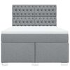vidaXL &Kappa;&rho;&epsilon;&beta;ά&tau;&iota; Boxspring &mu;&epsilon; &Sigma;&tau;&rho;ώ&mu;&alpha; &Alpha;&nu;&omicron;&iota;&chi;&tau;ό &Gamma;&kappa;&rho;&iota; 140x190 &epsilon;&kappa;. &Upsilon;&phi;&alpha;&sigma;&mu;ά&tau;&iota;&nu;&omicron;