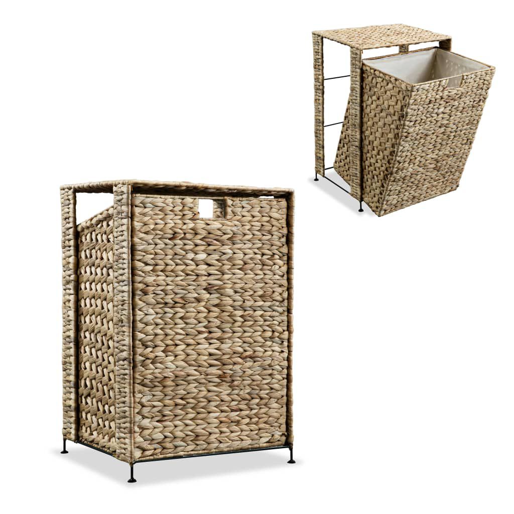 vidaXL Καλάθι Απλύτων 44 x 34 x 64 εκ. από Υάκινθο του Νερού