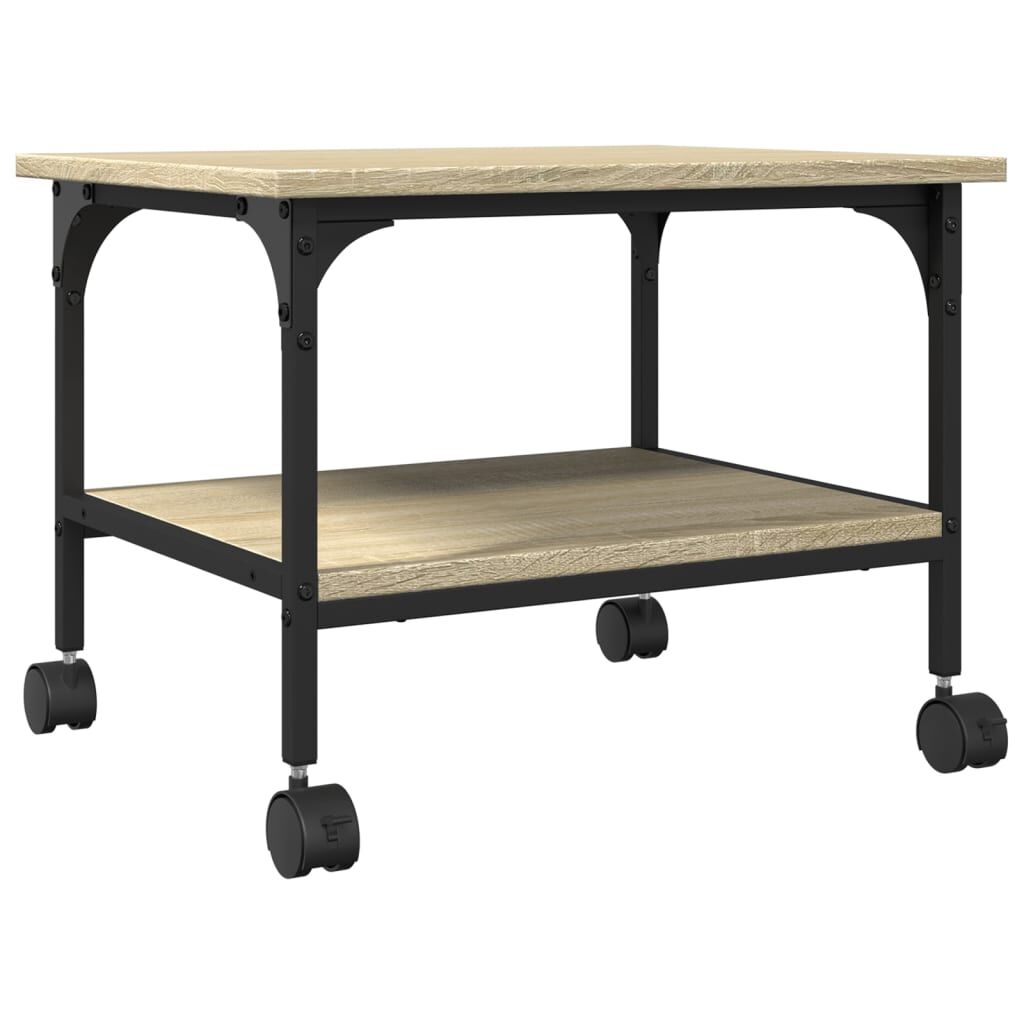 vidaXL Βάση Εκτυπωτή 2 Επιπέδων Sonoma Δρυς 50x40x38 εκ Επεξ. Ξύλο