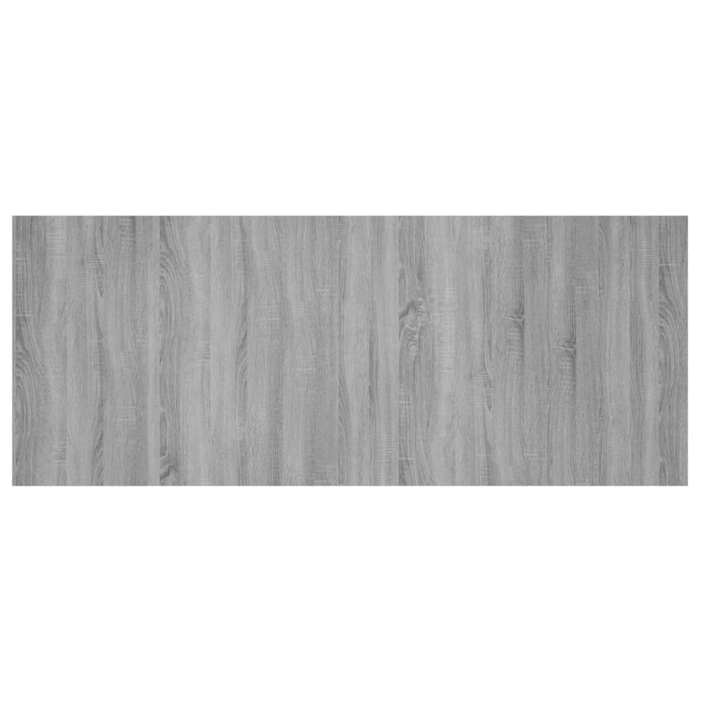 vidaXL Κεφαλάρι Κρεβατιού Γκρι Sonoma 200x1,5x80 εκ. Επεξεργ. Ξύλο
