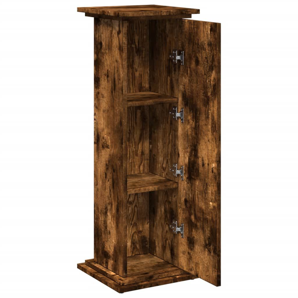 vidaXL Βάση Οθόνης με Αποθ. Καπνιστή Δρυς 31x30x90 εκ. Επεξ. Ξύλο